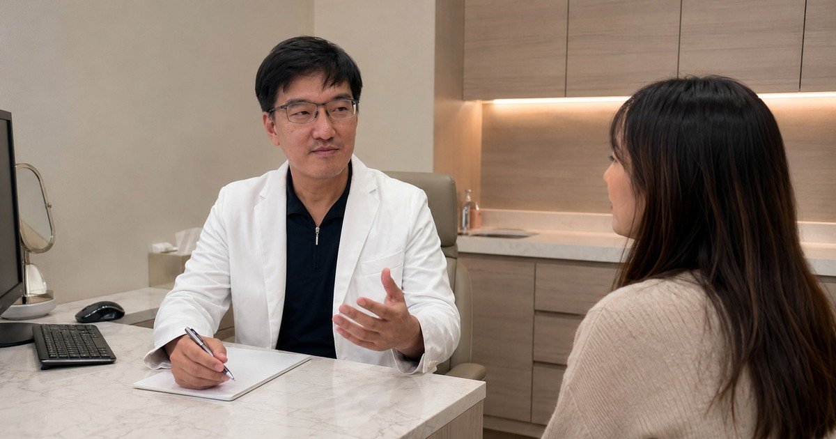 展示V臉療程後的效果,清晰可見的臉型緊緻。