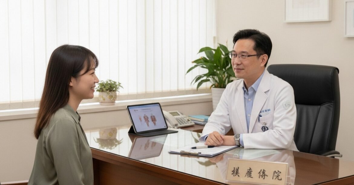 吳芮醫師介紹實用指南，法令紋成因分析圖。