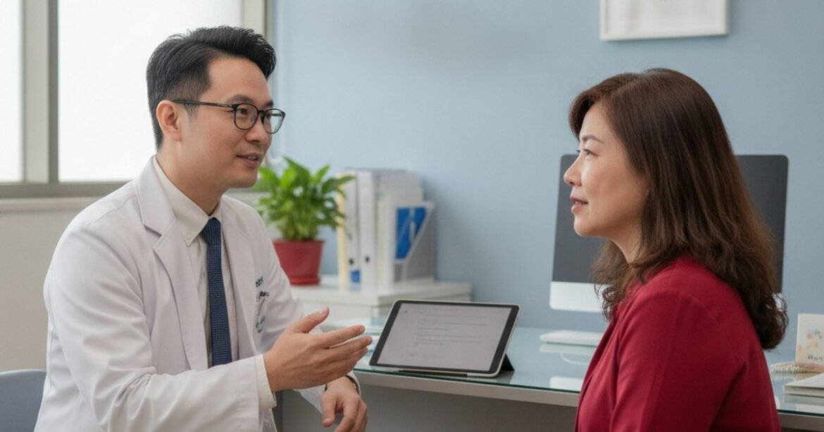 吳芮醫師說明PDRN成分在肌膚修復中的重要性與安全重點。