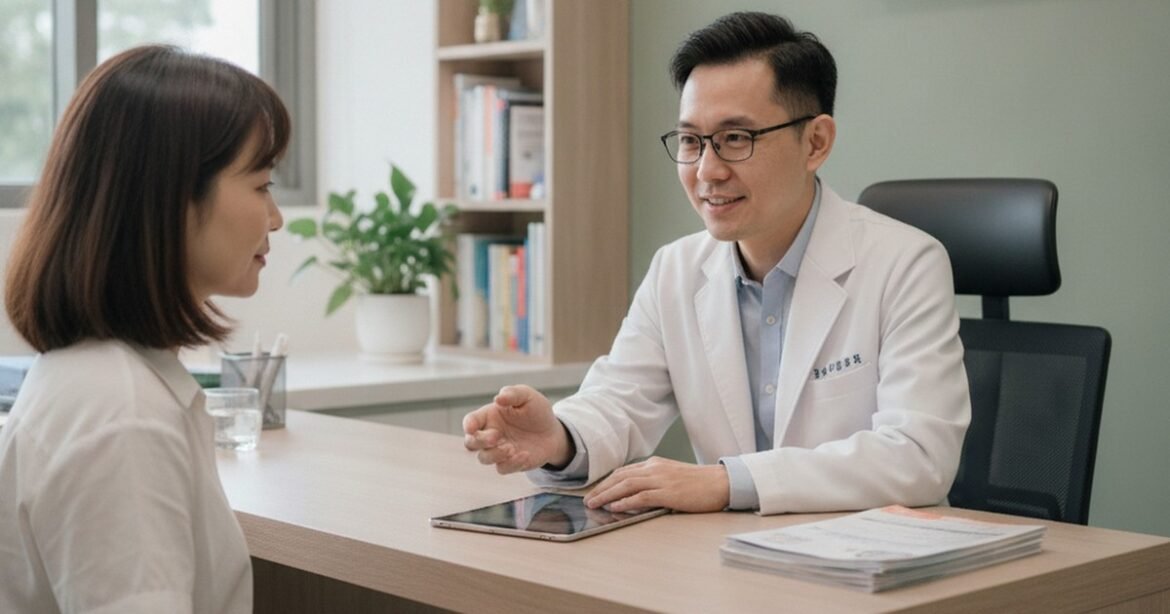 吳芮醫師說明無痕筋膜拉提術後腫脹與不適的恢復過程。